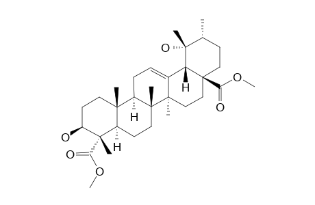 3-BETA,19-ALPHA-DIHYDROXY-URS-12-ENE-24,28-METHYLDIOATE