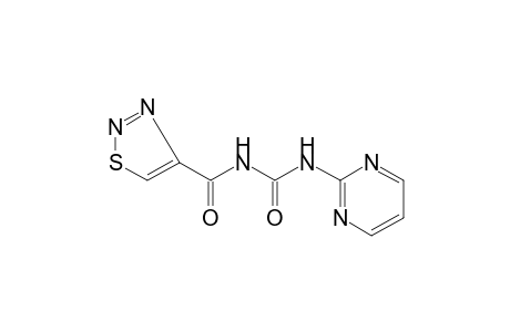 1-(2-PYRIMIDINYL)-3-[(1,2,3-THIADIAZOL-4-YL)CARBONYL]UREA