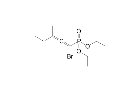 1-Bromo-3-methyl-1-(diethoxyphosphoryl)-1,2-pentadiene