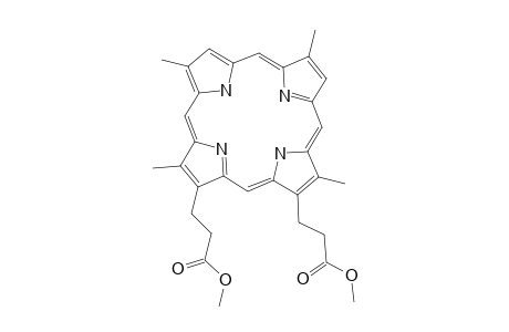 Deuteroporphyrin IX dimethyl ester from bovine blood