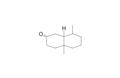 2(1H)-NAPHTHALENONE, OCTAHYDRO-4A,8-DIMETHYL-