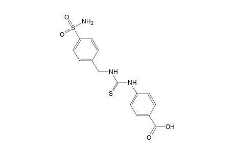 p-[3-(p-SULFAMOYLBENZYL)-2-THIOUREIDO]BENZOIC ACID