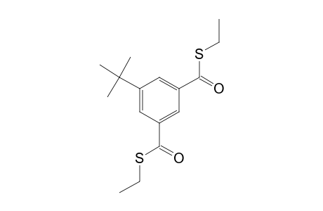 5-tert-butyl-1,3-dithioisophthalic acid, S,S-diethyl ester