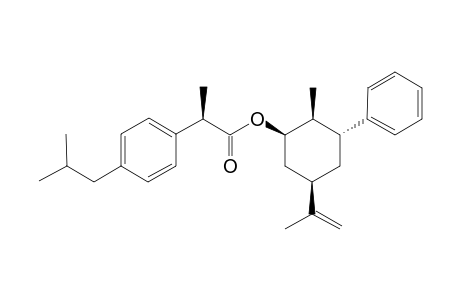 (1R,2S,2''R,3R,5R)-2-(4-ISOBUTYLPHENYL)-PROPIONIC-ACID-5-ISOPROPENYL-2-METHYL-3-PHENYL-CYCLOHEXYLESTER;MAJOR-DIASTEREOMER