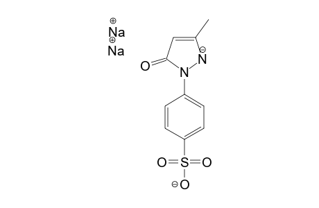 4,5-DIHYDRO-3-METHYL-5-OXO-1-(4-SULFOPHENYL)-1H-PYRAZOLE-DISODIUM-SALT;NH-BASE-KETO-TAUTOMER;MEPY;3-METHYL-PYRAZOLONE-T