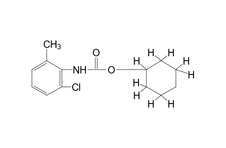 2-chloro-6-methylcarbanilic acid, cyclohexyl ester