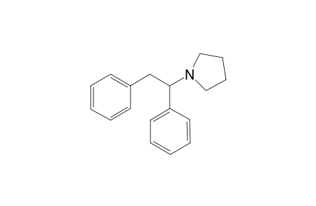 1-(1,2-Diphenylethyl)pyrolidine