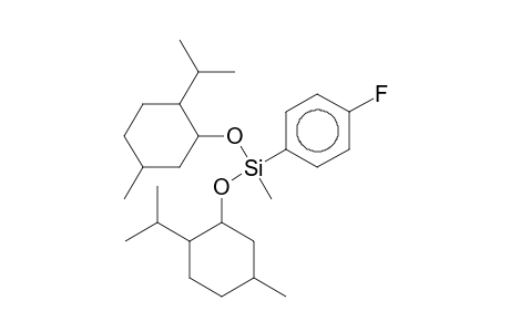 SILANE, (4-FLUOROPHENYL)METHYLBIS[[5-METHYL-2-(1-METHYLETHYL)CYCLOHEXYL]OXY]-, [1alpha(1R*,2S*,5R*),2beta,5alpha]-