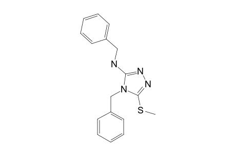 4-BENZYL-5-BENZYLAMINO-3-METHYLTHIO-4H-1,2,4-TRIAZOLE