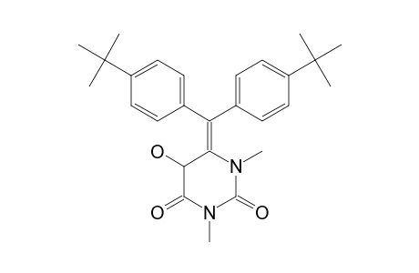 6-[2,2-BIS-(4-TERT.-BUTYLPHENYL)-VINYL]-5-HYDROXY-1,3-DIMETHYLURACIL