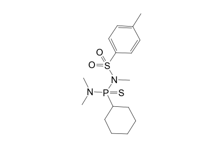 N-[cyclohexyl(dimethylamino)phosphinothioyl]-N,4-dimethyl-benzenesulfonamide