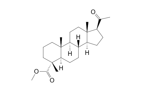 4.alpha.-Methoxycarbonyl-4.beta.-methyl-5.alpha.-pregnan-20-one