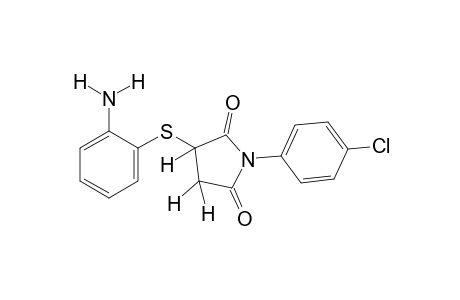 2-[(o-aminophenyl)thio]-N-(p-chlorophenyl)succinimide