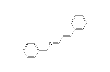 Benzenemethanamine, N-(3-phenyl-2-propenylidene)-, (E,E)-