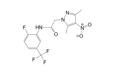 2-(3,5-dimethyl-4-nitro-1H-pyrazol-1-yl)-N-[2-fluoro-5-(trifluoromethyl)phenyl]acetamide