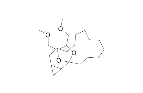 4',5'-bis(methoxymethyl)spiro[bicyclo[13.1.0]hexadecane-2,2'-[1,3]dioxolane]