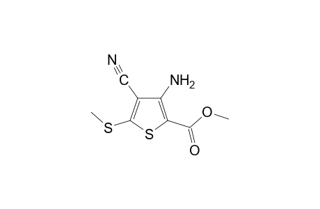 Methyl 3-amino-4-cyano-5-(methylthio)thiophene-2-carboxylate