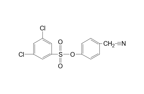 (p-hydroxyphenyl)acetonitrile, 3,5-dichlorobenzenesulfonate (ester)