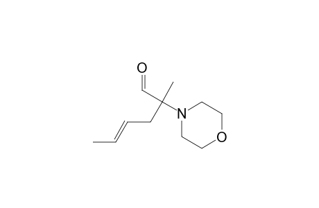 (4E)-2-Methyl-2-(4-morpholinyl)-4-hexenal