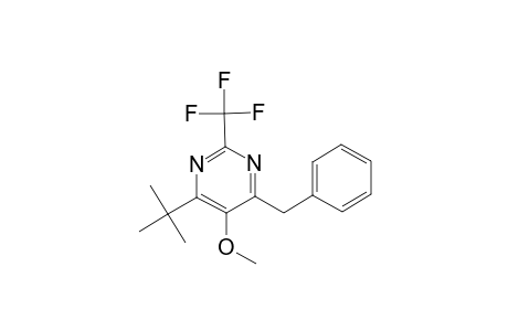 4-BENZYL-6-TERT.-BUTYL-5-METHOXY-2-(TRIFLUOROMETHYL)-PYRIMIDINE