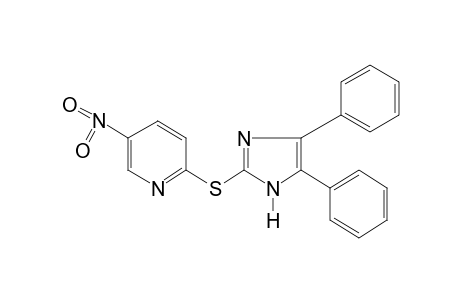 2-[(4,5-diphenylimidazol-2-yl)thio]-5-nitropyridine