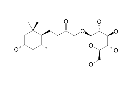 SEDUMOSIDE_D;SARMENTOL_D_10-O-BETA-D-GLUCOPYRANOSIDE