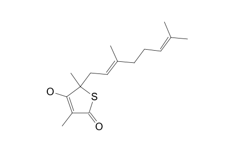 5-[(2E)-3,7-DIMETHYL-2,6-OCTADIENYL]-4-HYDROXY-3,5-DIMETHYL-2(5H)-THIOPHENONE