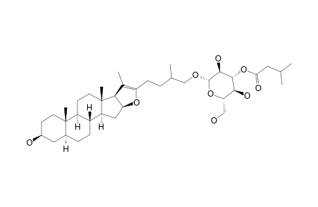 26-O-(3'-ISOPENTANOYL)-BETA-D-GLUCOPYRANOSYL-5-ALPHA-FUROST-20-(22)-ENE-3-BETA,26-DIOL