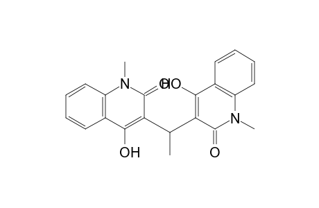 4,4'-Dihydroxy-1,1'-dimethyl-3,3'-(ethane-1,1-diyl)diquinolin-2(1H)-one