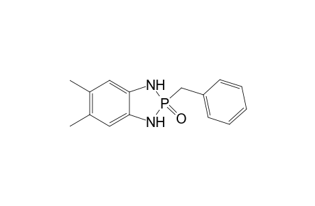 2-BENZYL-1,3-DIHYDRO-5,6-DIMETHYL-1,3,2-BENZODIAZAPHOSPHOL-2-ONE