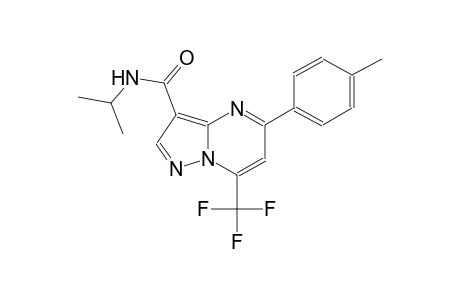 N-isopropyl-5-(4-methylphenyl)-7-(trifluoromethyl)pyrazolo[1,5-a]pyrimidine-3-carboxamide