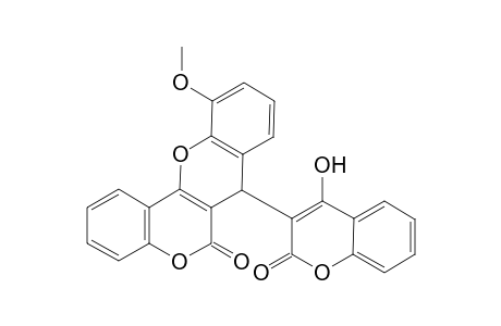 3-[6-OXO-(1H)-16-METHOXY-BENZOPYRANO-[4,3-B]-BENZOPYRAN-7-YL]-4-HYDROXY-COUMARIN