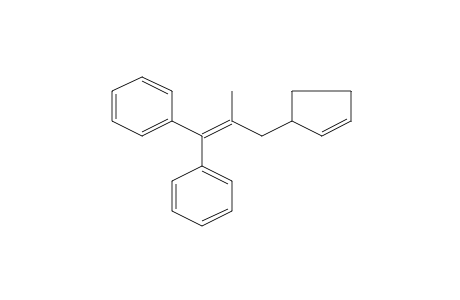 1-Propene, 3-(2-cyclopentenyl)-2-methyl-1,1-diphenyl-