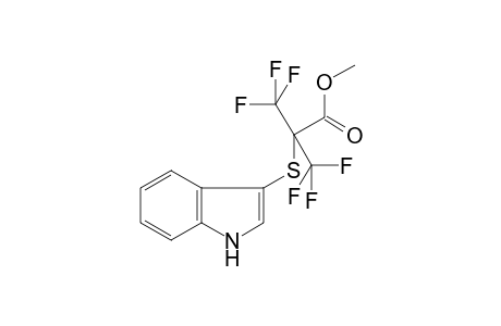 3,3,3-Trifluoro-2-(1H-indol-3-ylsulfanyl)-2-trifluoromethyl-propionic acid methyl ester