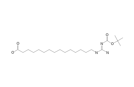 15-(TERT.-BUTOXYCARBONYL-GUANIDINO)-PENTADECANOIC-ACID