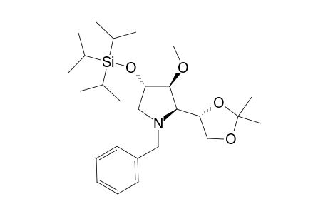 (2-S,3-S,4-S,4'-S)-1-BENZYL-2-(2',2'-DIMETHYL-1',3'-DIOXOLAN-4'-YL)-3-METHOXY-4-(TRI-ISO-PROPYLSILOXY)-PYRROLIDINE