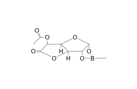 2-Ethyl-5-oxohexahydrofuro[2',3':4,5]furo[2,3-d][1,3,2]dioxaborol-6-yl acetate