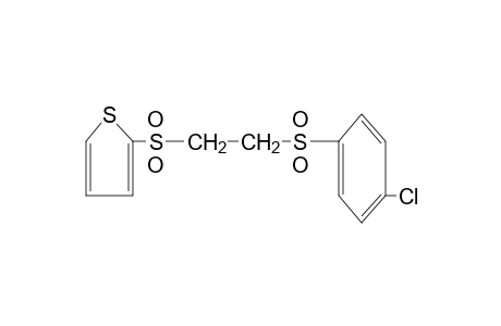 1-[(p-chlorophenyl)sulfonyl]-2-[(2-thienyl)sulfonyl]ethane