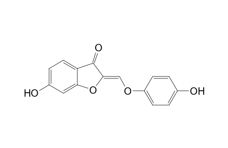 (2Z)-6-hydroxy-2-[(4-hydroxyphenoxy)methylene]benzofuran-3-one