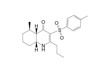 4a,5,6,7,8,8a-Hexahydro-5-methyl-2-propyl-3-(p-toluenesulfonyl)-4-quinolinone