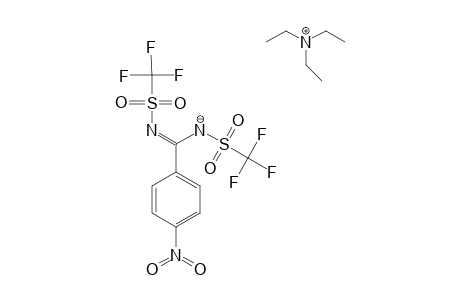 4-NITRO-N,N'-BIS-(TRIFLUOROMETHYLSULFONYL)-BENZAMIDINE-TRIETHYLAMMONIUM-SALT