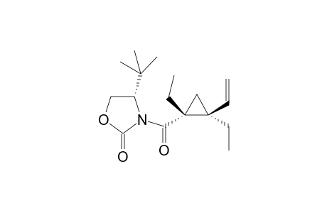 (S)-4-(tert-Butyl)-3-((1R,2S)-1,2-diethyl-2-vinylcyclopropanecarbonyl)oxazolidin-2-one