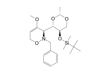 (3R,2'R,4'S,5'R)-2-BENZYL-3-(5'-TERT.-BUTYLDIMETHYLSILOXY-2'-METHYL-1',3'-DIOXAN-4'-YL)-4-METHOXY-3,6-DIHYDRO-2H-1,2-OXAZINE