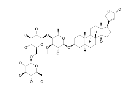 UZARIGENIN_BETA-D-GENTIOBIOSYL-(1->4)-BETA-D-DIGINOSIDE