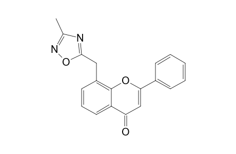 8-((3-METHYL-1,2,4-OXADIAZOL-5-YL)-METHYL)-FLAVONE