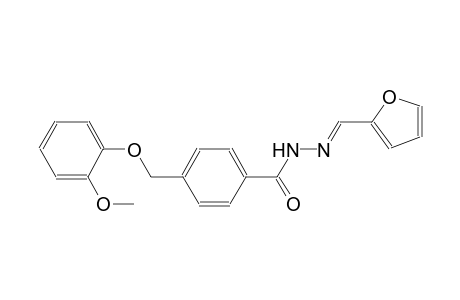 N'-[(E)-2-furylmethylidene]-4-[(2-methoxyphenoxy)methyl]benzohydrazide