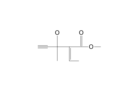 (Z)-2-ETHYLIDENE-3-HYDROXY-3-METHYL-4-PENTYNOIC ACID, METHYL ESTER