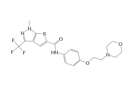 1H-thieno[2,3-c]pyrazole-5-carboxamide, 1-methyl-N-[4-[2-(4-morpholinyl)ethoxy]phenyl]-3-(trifluoromethyl)-