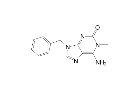 6-Amino-1-methyl-9-(phenylmethyl)-2-purinone