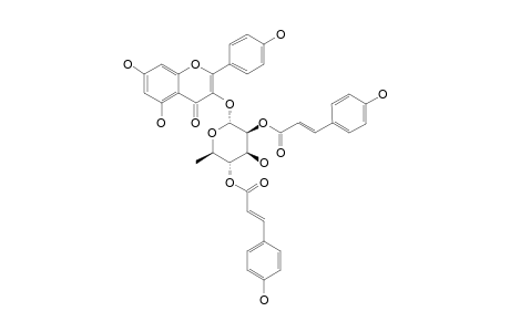 KAEMPFEROL-3-O-ALPHA-L-(2'',4''-DI-E-PARA-COUMAROYL)-RHAMNOPYRANOSIDE